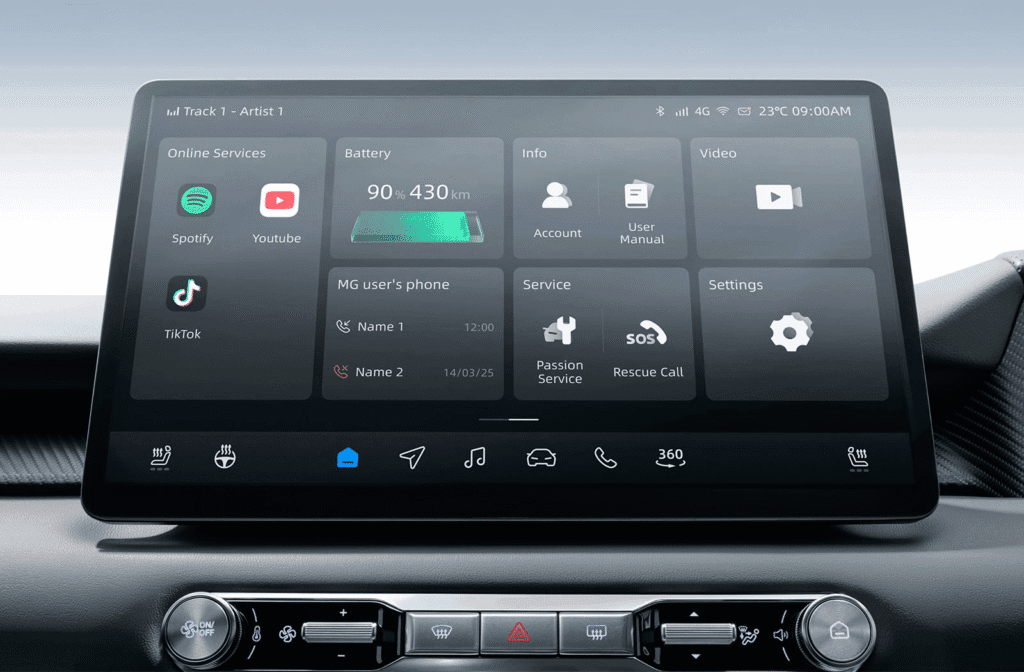 12,8 calowy ekran dotykowy HD